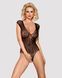 Бодистокинг из крупной сетки с кружевом Obsessive B112 teddy S/M/L, черный, с доступом SO7201 фото 1