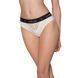 Трусики с широкой резинкой и кружевом Passion PS001 PANTIES ecru, size L SO4163 фото 1