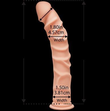 Фаллоимитатор Doc Johnson The D - Ragin D - 10 Inch Without Balls - ULTRASKYN, диаметр 3,8см SO1592 фото
