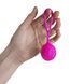 Вагинальные шарики Adrien Lastic Geisha Lastic Balls M&iacute;a Magenta (L), диаметр 4 см, масса 42 г AD40551 фото 3