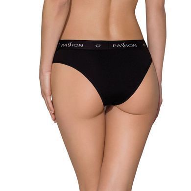 Трусики-слипы из хлопка с эластаном Passion PS004 PANTIES black, size L SO4215 фото