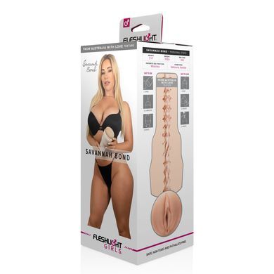Мастурбатор Fleshlight Girls: Savannah Bond &ndash; From Australia With Love, зі зліпка вагіни SO9592 фото