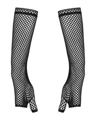 Сетчатые митенки Obsessive Darkie mittens, black SO7735 фото