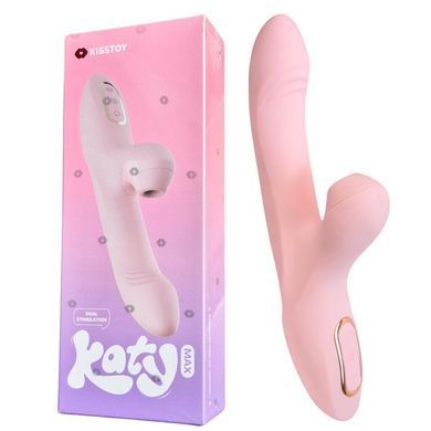 Вибратор-кролик с вращением ствола и вакуумной стимуляцией KISTOY Katy Max SO4952 фото