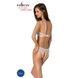 Комплект: бра, трусики с ажурным декором и открытым шагом Ursula Set white L/XL &mdash; Passion SO5844 фото 2