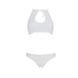 Комплект: бра, трусики с ажурным декором и открытым шагом Ursula Set white L/XL &mdash; Passion SO5844 фото 3