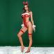 Эротический новогодний костюм JSY &laquo;Распутная миссис Клаус&raquo; One Size, Red, боди, браслеты, рожки SO6869 фото 4