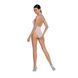 Бодистокинг с декольте Passion BS088 white, имитация корсетной шнуровки SO6384 фото 3