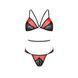 Комплект белья Passion PEONIA SET L/XL red, бра, трусики SO8466 фото 3