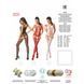 Бодістокінг Passion BS054 red, комбінезон, імітація панчох, відкритий животик PBS054R фото 5