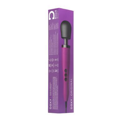Вібромасажер DOXY Original Purple, дуже потужний, живлення 220В SO1430 фото