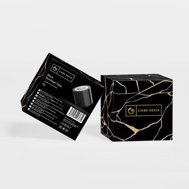 Скотч для бондажу Liebe Seele Bondage Tape Black 25м SO9525 фото