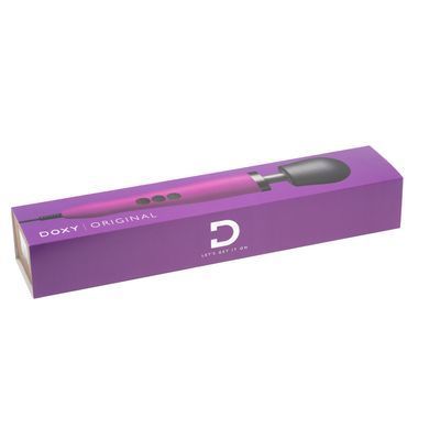 Вібромасажер DOXY Original Purple, дуже потужний, живлення 220В SO1430 фото