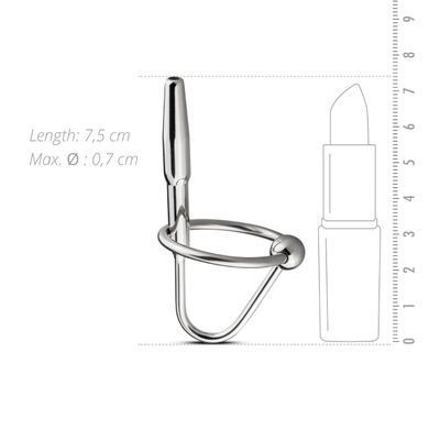Уретральный стимулятор Sinner Gear Unbendable &mdash; Sperm Stopper Hollow Ring, 2 кольца (2,5 см и 3 см) SO4581 фото