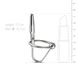 Уретральний стимулятор Sinner Gear Unbendable – Sperm Stopper Hollow Ring, 2 кільця (2,5 см та 3 см) SO4581 фото 3
