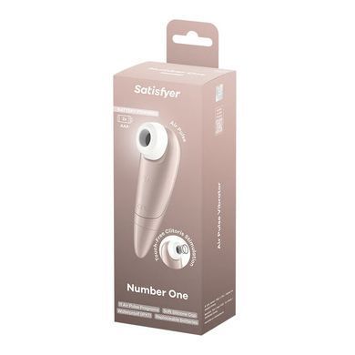 Вакуумный клиторальный стимулятор Satisfyer Number One, на батарейках SO1644 фото