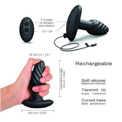 Анальна пробка Dorcel SPIN PLUG SO9019 фото