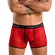Мужские прозрачные боксеры Passion 046 Short Parker L/XL Red, сетка, под леопард SO7609 фото 1