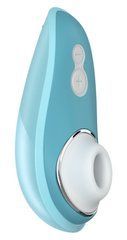 Вакуумный клиторальный стимулятор Womanizer Liberty Blue, магнитная крышка, 2 насадки SO2829 фото