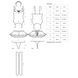 Эротический костюм горничной с юбкой Obsessive Housemaid 5 pcs costume S/M, black, топ, юбка, стринг SO7709 фото 7