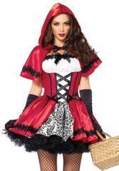Костюм червоної шапочки Leg Avenue Gothic Red Riding Hood S SO9122 фото