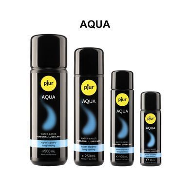 Лубрикант на водной основе pjur Aqua 100 мл, эффект бархатистой кожи без прилипания PJ10340 фото