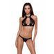 Комплект белья MIRAJANE SET black S/M - Passion Exclusive: поддерживающий лиф-топ и трусики PS26402 фото 1