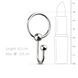 Уретральная вставка с кольцом Sinner Gear Unbendable - Sperm Stopper Solid, диаметр кольца 3,2см SO4622 фото 4