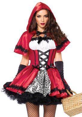 Костюм красной шапочки Leg Avenue Gothic Red Riding Hood M SO9123 фото