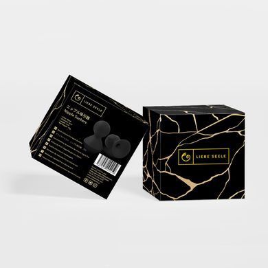 Присоски для сосков Liebe Seele Nipple Suckers Black SO9529 фото
