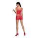 Бодистокинг &mdash; мини-платье с бабочками Passion BS090 red SO6389 фото 4