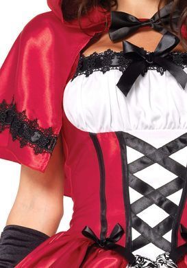 Костюм червоної шапочки Leg Avenue Gothic Red Riding Hood L SO9124 фото