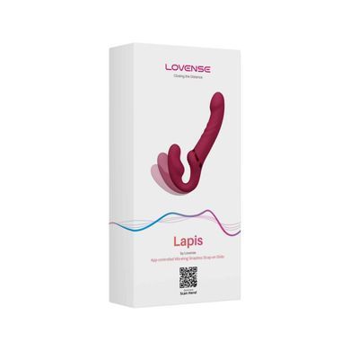 Безремневой страпон Lovense Lapis vibrating strapless strap-on SO8793 фото