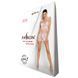 Бодістокінг &mdash; мінісукня з метеликами Passion BS090 white SO6390 фото 6