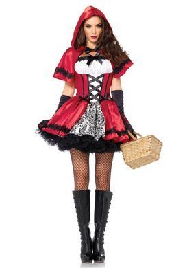 Костюм червоної шапочки Leg Avenue Gothic Red Riding Hood XL SO9125 фото