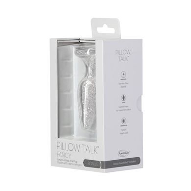 Скляна анальна пробка Pillow Talk Fancy Luxurious Glass Anal Plug, ⌀3,1см, віброкуля в подарунок SO6833 фото Скляна анальна пробка Pillow Talk Fancy Luxurious Glass Anal Plug, ⌀3,1см, віброкуля в подарунок SO6833 фото