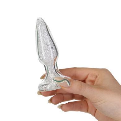Скляна анальна пробка Pillow Talk Fancy Luxurious Glass Anal Plug, ⌀3,1см, віброкуля в подарунок SO6833 фото Скляна анальна пробка Pillow Talk Fancy Luxurious Glass Anal Plug, ⌀3,1см, віброкуля в подарунок SO6833 фото