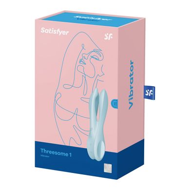 Кліторальний вібратор Satisfyer Threesome 1 Light Blue SO6986 фото