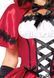 Костюм червоної шапочки Leg Avenue Gothic Red Riding Hood XL SO9125 фото 3