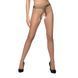 Телесные колготки с открытым доступом, контрастная линия TIOPEN 010 beige 5 (20 den) &mdash; Passion SO5804 фото 1