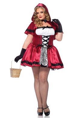 Костюм червоної шапочки Leg Avenue Gothic Red Riding Hood 1X-2X SO9126 фото
