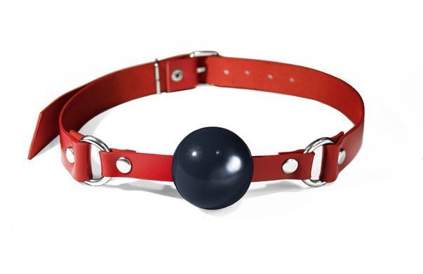 Кляп силіконовий Feral Feelings Silicon Ball Gag Red/Black, червоний ремінець, чорна кулька SO8268 фото Кляп силіконовий Feral Feelings Silicon Ball Gag Red/Black, червоний ремінець, чорна кулька SO8268 фото