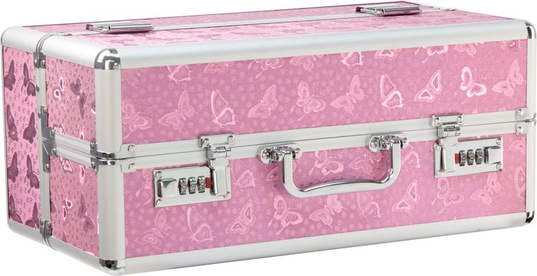 Кейс для зберігання секс-іграшок BMS Factory - Large Lokable Vibrator Case Pink SO8900 фото