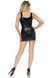 Вінілова мінісукня на шнурівці Leg Avenue Vinyl lace up mini dress XL SO7926 фото 2