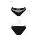 Трусики з прозорою вставкою Passion PS006 PANTIES black, size L SO4231 фото 6