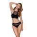 Трусики з прозорою вставкою Passion PS006 PANTIES black, size L SO4231 фото 3