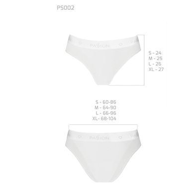 Трусики с прозрачной вставкой Passion PS002 PANTIES white, size M SO4196 фото