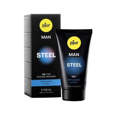 Гель для пениса стимулирующий pjur MAN Steel Gel 50 ml с экстрактом паприки и ментолом PJ12910 фото