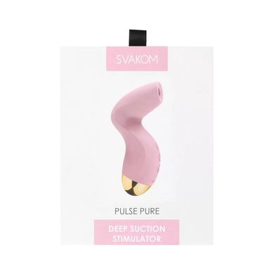 Вакуумный клиторальный стимулятор Svakom Pulse Pure Pale Pink, 5 режимов, 5 интенсивностей в каждом SO6993 фото