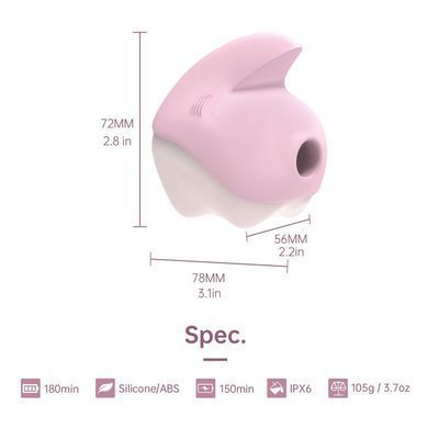 Вакуумний кліторальний стимулятор Magic Motion Unicorn Pink SO9601 фото